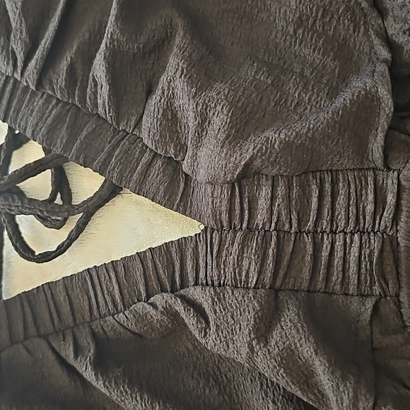 NWT Mila Mae Flutter Sleeve Tiered w Back Tie Maxi Dress Black Medium - Picture 13 of 14